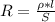 R=\frac{\rho*l}{S}