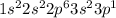 1s^{2}2 s^{2}2p^{6}3 s^{2}3 p^{1}