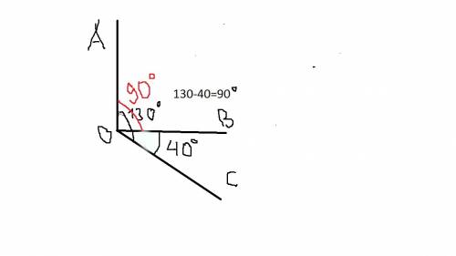 Как решить по 6 класс постройте угол aoc равный 130 градусов проведите в нутри угла aoc луч ob так ч
