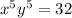 x^5y^5=32