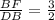 \frac{BF}{DB}=\frac{3}{2}\\