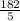 \frac{182}{5}