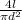 \frac{4l}{ \pi d^{2} }