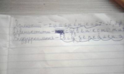 Ну фонетичний розбір слів: яснесенький,дзвенькотіти,віддзеркалення.