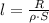 l= \frac{R}{\rho\cdot S}