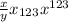 \frac{x}{y} x_{123} x^{123}