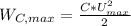 W_{C,max}= \frac{C*U_{max}^2}{2}