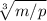 \sqrt[3]{m/p}