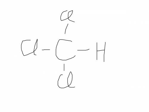 Составить валентную схему молекулы хлороформа chcl3 и указать: а)какая связь наиболее полярна б)в ка