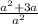 \frac{ a^{2}+3a }{ a^{2} }