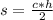 s=\frac{c*h}{2}