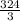 \frac{324}{3}