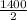 \frac{1400}{2}