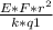 \frac{E*F*r^2}{k*q1}