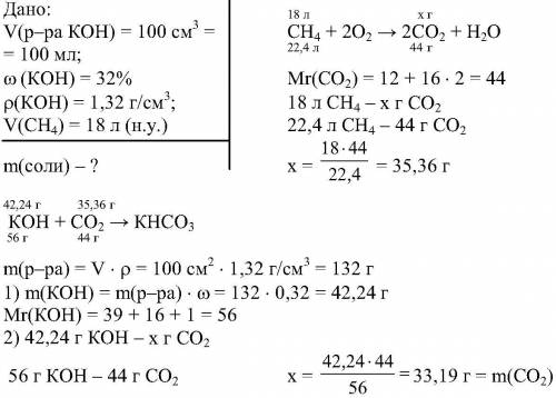 Какая соль и сколько ее получиться,если через 100 мл раствора,содержащего 0,32 массовых долей,или 32