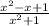 \frac{ x^{2} -x +1}{ x^{2} +1}