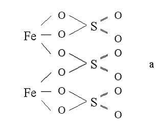 Как составить структурную формулу fe2(so4)3