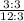 \frac{3 : 3}{12 : 3}