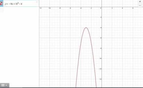 Построить по шаблонам параболы 1)y=1/3x^2-4 2)y=-2x^2+3 3)y=(x-2)^2+1 4)y=-3(x+3)^2-4