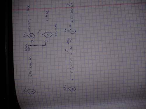 Получите бензол и толуол (по два и напишите для них реакции с br2/ fe,* t° и br2*/hv; конц.hno3/ кон