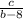 \frac c{b-8}