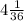 4\frac{1}{36}