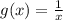 g(x)=\frac{1}{x}