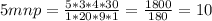 5mnp = \frac{5*3*4*30}{1*20*9*1} = \frac{1800}{180} = 10