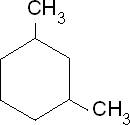 1,3- диметил цикло гексан структурная формула