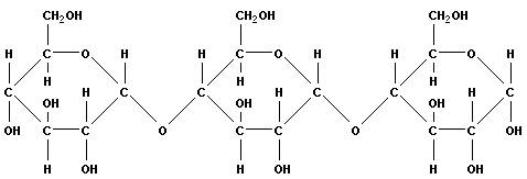 Напишите,, структурные формулы крахмала и целлюлозы