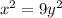 x^{2} =9y^2