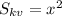 S_{kv}=x^2