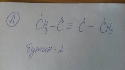 Составьте структурные формулы следующих алкинов а)бутин-2 б)3-метилбутин-1 в)4-метилпентин-2 г)2,5-д