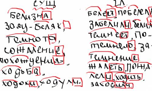 1. найдите для каждой группы слов проверочное. 1)б..лизна, б..леет, поб..лела, заб..лили, б..лила, з