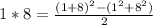 1*8=\frac{(1+8)^2-(1^2+8^2)}{2}