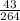 \frac{43}{264}