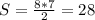 S= \frac{8*7}{2} =28