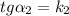 tg \alpha _{2} =k _{2}