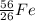 \frac{56}{26} Fe