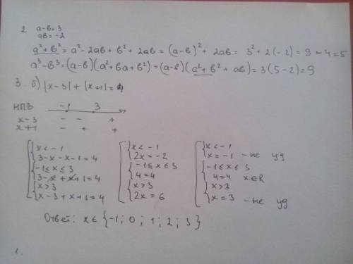 1. определите аналитически,пересекаются ли графики функций у=llx-2l-3l и y=3. постройте графики этих