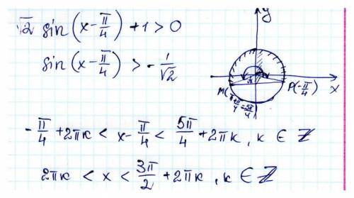 Корень(2)sinx(x-pi/4) +1> 0 нужно решить неравенство. заранее .