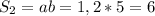 S_2=ab=1,2*5=6