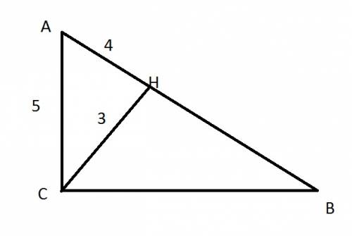 Втреугольнике авс угол с равен 90*, сн - высота, ан=4, сн=3. найдите вс
