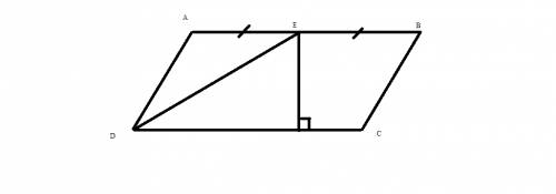 :площадь параллелограмма авсд равна 124площадь параллелограмма авсд равна 124 точка е середина сторо
