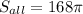 S_{all}=168\pi