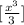 [\frac{x^3}{3}]