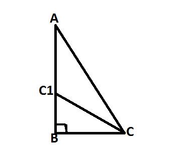 Втреугольнике abc угол b=90°, сс₁ - биссектриса. если сс₁=20 см, вс₁=10 см, то внешний внешний угол