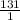 \frac{131}{1}