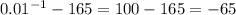 0.01^{-1}-165=100-165=-65