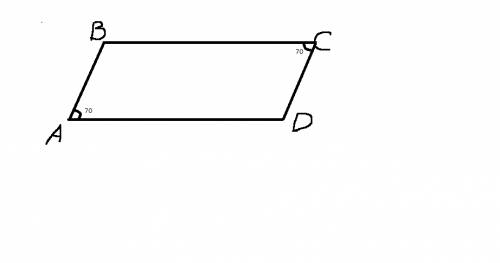 Впараллелограмме два острых угла составляют 140° ,найти углы параллелограмма